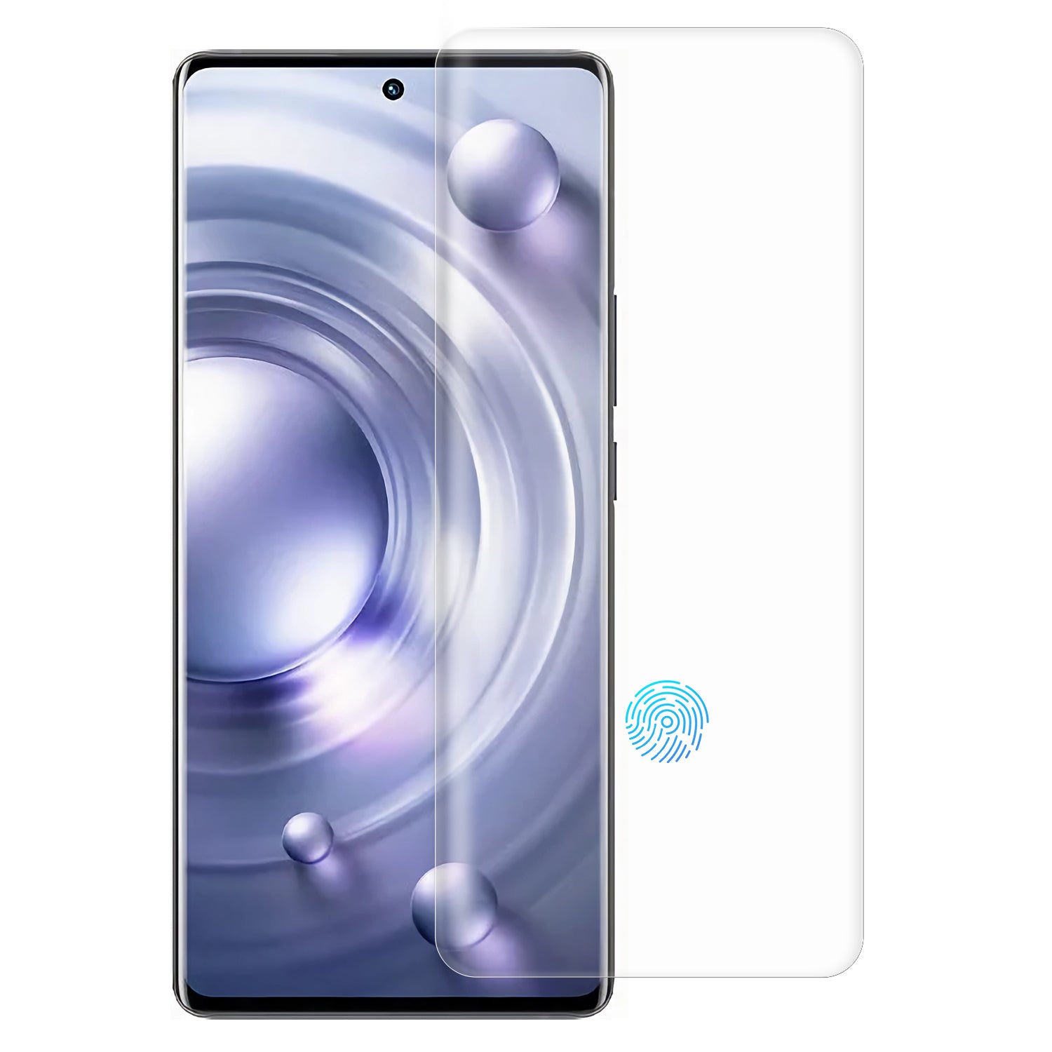 RURIHAI UV Liquid Screen Protector for vivo X80 Pro 5G/X90 Pro 5G HD Clear 3D Curved Tempered Glass Full Screen Film Support Fingerprint Unlock RURIHAI UV Liquid Screen Protector for vivo X80 Pro 5G/X90 Pro 5G HD Clear 3D Curved Tempered Glass Full Screen Film Support Fingerprint Unlock